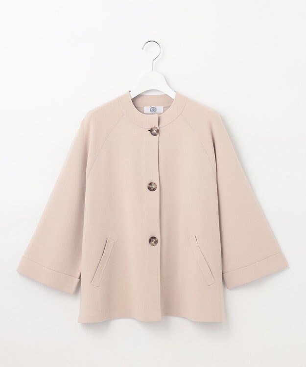 J.PRESS LADIES 【洗える】VIS/PE MILANO ニット ジャケット ベージュ系