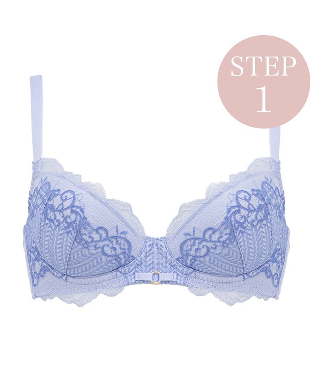 BRADELIS New York 【BRADELIS New York】ジャスミンステップ１ブラ23S1 しっかりバストを集めてナチュラルなシルエットを作る補整ブラ