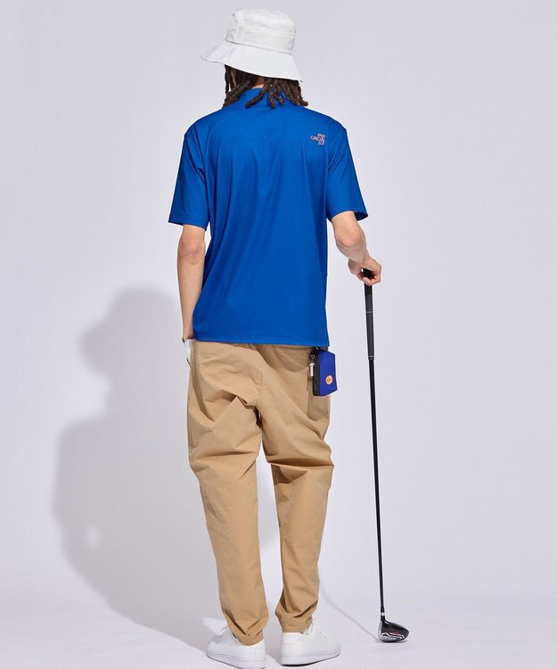 PW CIRCULUS 【MEN】ポケットモックネック ゴルフ スカイブルー系