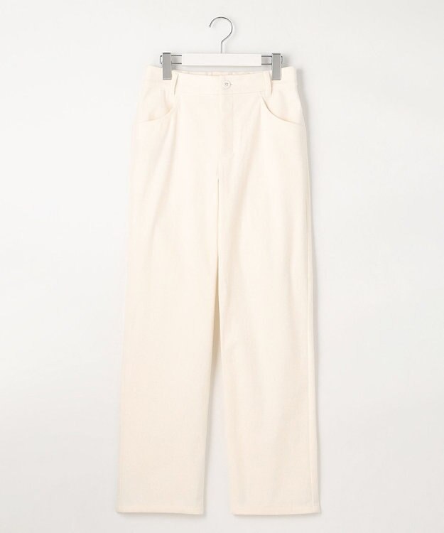 23区GOLF 【WOMEN】【ストレッチ】コーデュロイ カラーパンツ ホワイト系