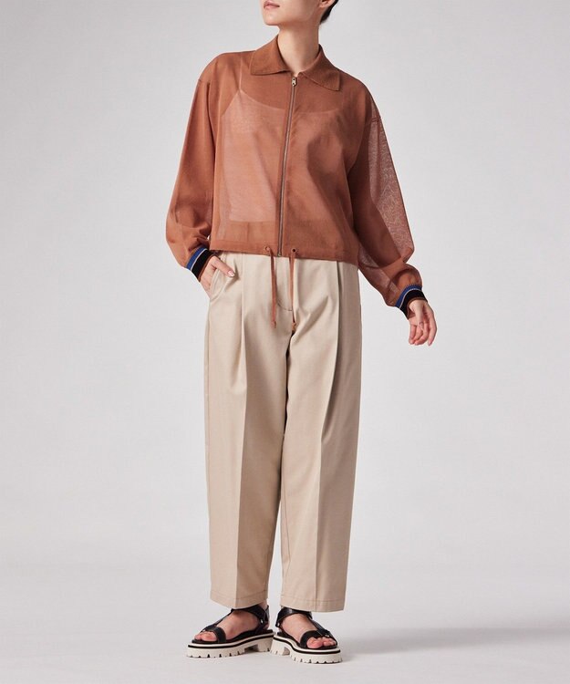 Paul Smith ドローストリング ジップアップブルゾン コーラル