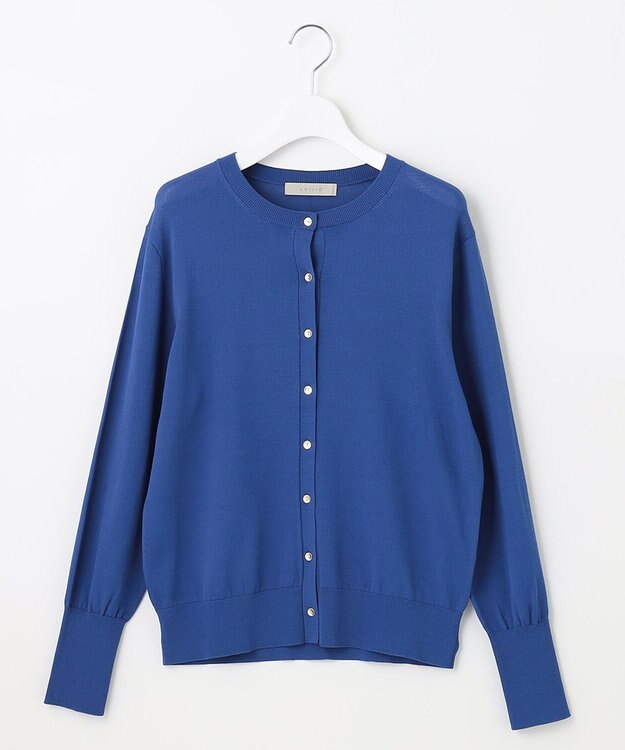 UNFILO 【抗菌防臭】スゴ機能 ニット カーディガン ブルー