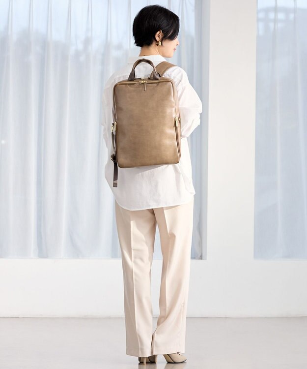 ACE BAGS & LUGGAGE 【雑誌掲載】 ace. フィッテムクラス ビジネスリュック A4 14インチPC 15L 68692 エース シガーブラウン