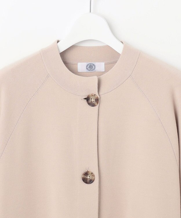 J.PRESS LADIES 【洗える】VIS/PE MILANO ニット ジャケット ベージュ系