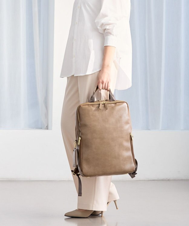 ACE BAGS & LUGGAGE 【雑誌掲載】 ace. フィッテムクラス ビジネスリュック A4 14インチPC 15L 68692 エース シガーブラウン