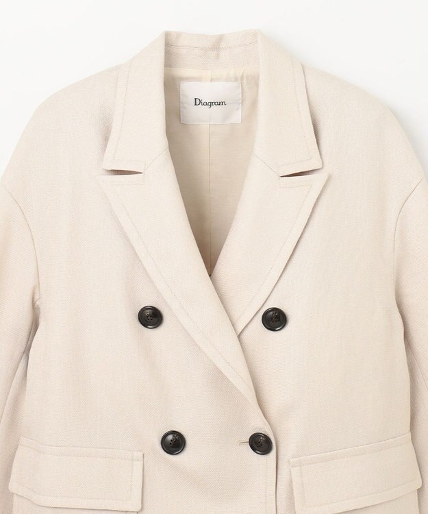 GRACE CONTINENTAL オーバーテーラードジャケット ベージュ