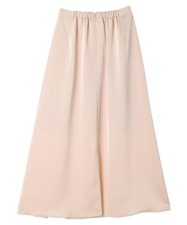Green Parks AnriettMusee サテンナロースカート Pink Beige
