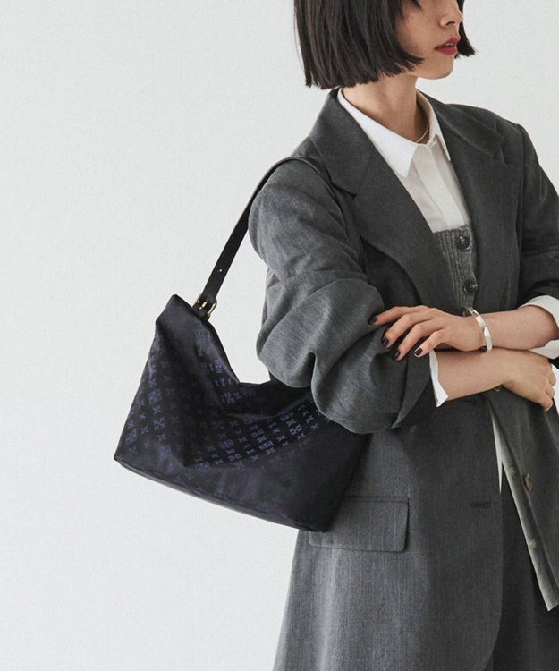  ナイロンジャガード2WAYワンハンドルトートバッグ(SF-268)