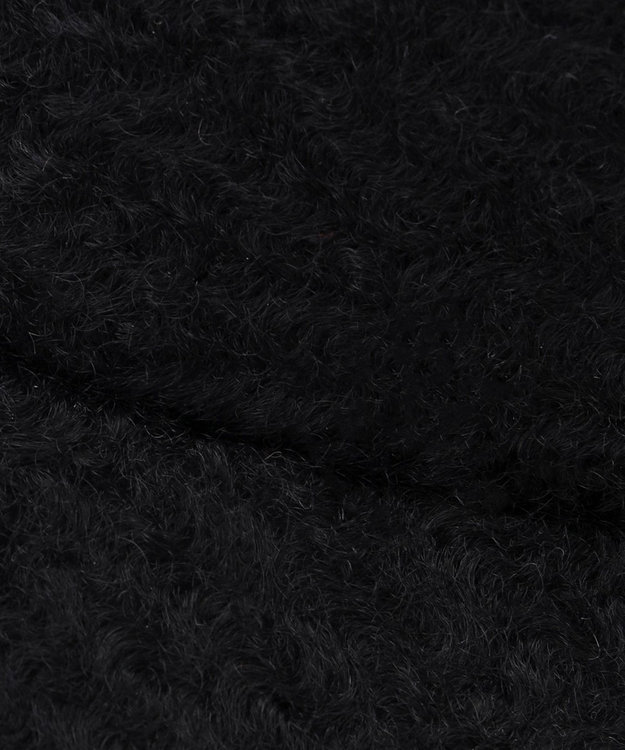 23区 プードルボア キャップ ブラック系