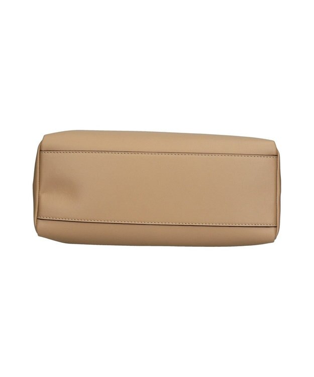 INTER-CHAUSSURES 【LORISTELLA】ミディアムサイズレザーハンドバッグ ライトベージュ