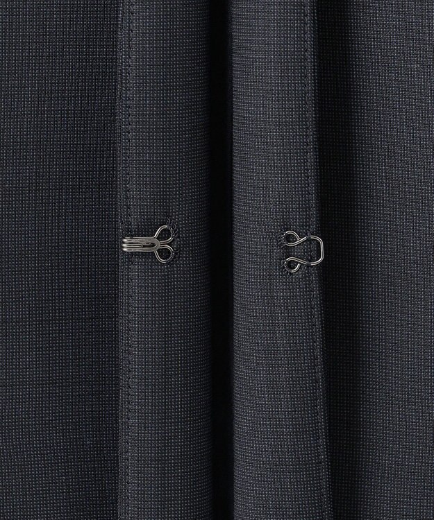 J.PRESS LADIES L 【セットアップ対応】BAHARIYE1 ノーカラー ジャケット ネイビーピンヘッド系