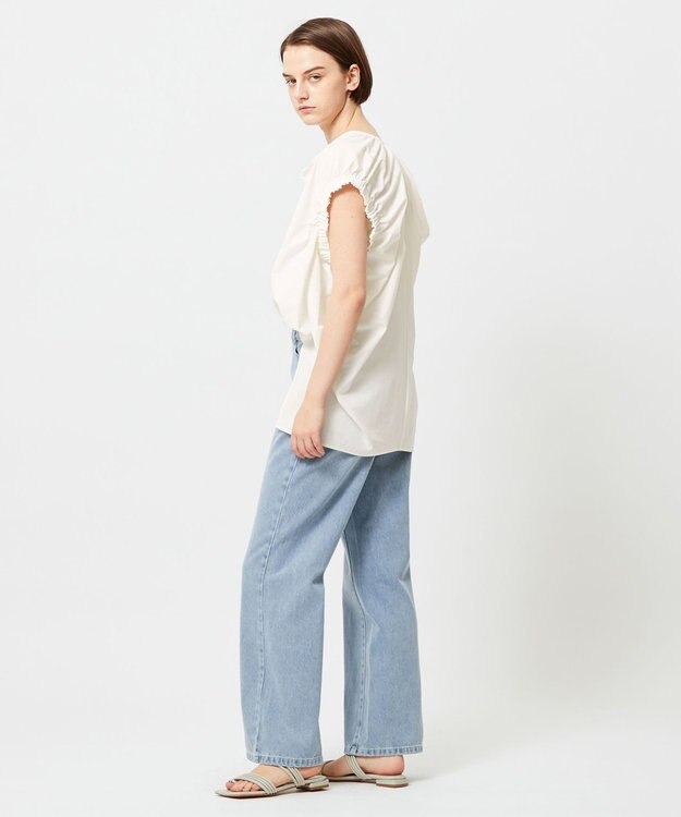 BEIGE， 【洗える】VICTOR / ストレートデニム L.Indigo