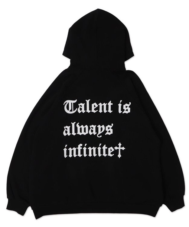 WEGO ウイングハートBIGパーカー ブラック