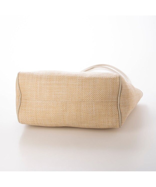 UNBILLION カシュカシュ cachecache / 雑材風通しハンドルトート アイボリー