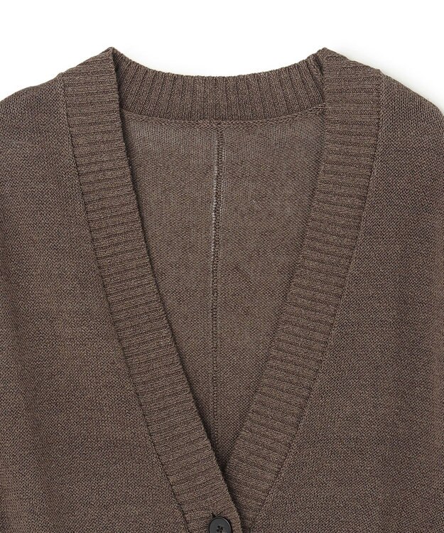 uncrave ラミーリネンニット ベスト カーキベージュ