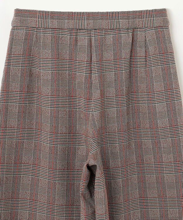 ANY 【ウエストゴム】ラップ風ガウチョパンツ オレンジ系3