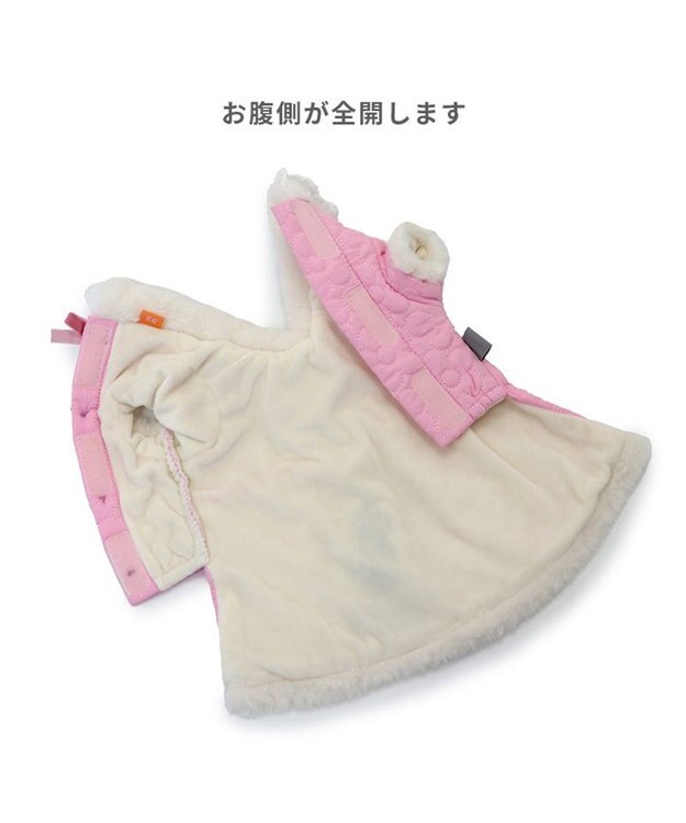 PET PARADISE ディズニー ミニーマウス 遠赤外線 コート 《お花柄》 小型犬 ピンク（淡）