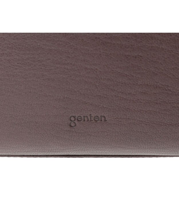 genten ゴートベーシック B5ショルダーバッグ ダークグレー