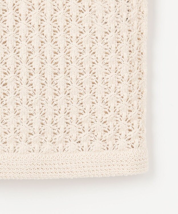 23区 S 【SLOW/一部店舗限定】レーシー カーディガン アイボリー系