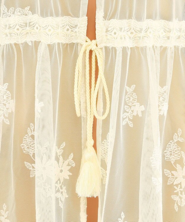 San-ai Resort（三愛水着楽園） パネルレース羽織り　F　【San-ai Resort（サンアイリゾート）】 ホワイト