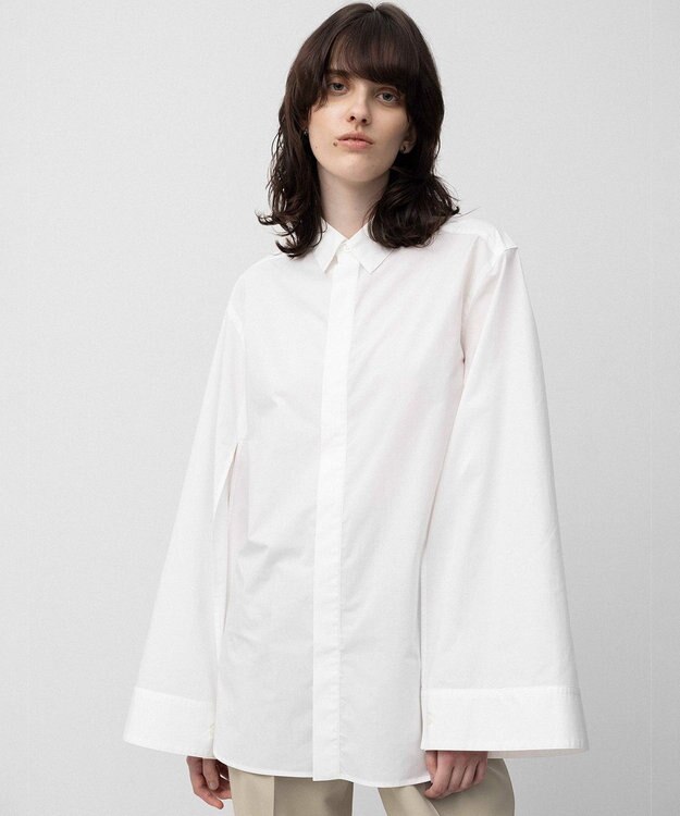 NAVE 【Nave】タイプライター シャツ ホワイト系