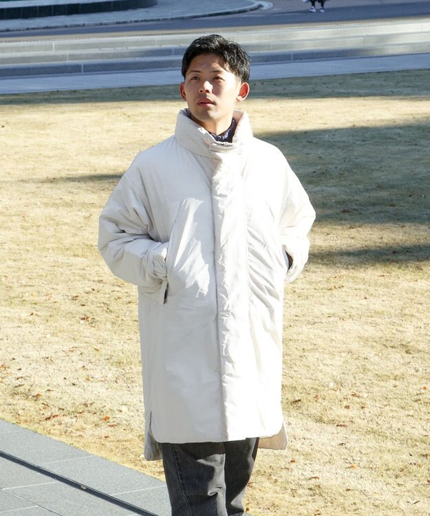 SHARE PARK MENS 【UNISEX】蓄熱中綿モンスターロングコート（L・XLサイズ） オフホワイト