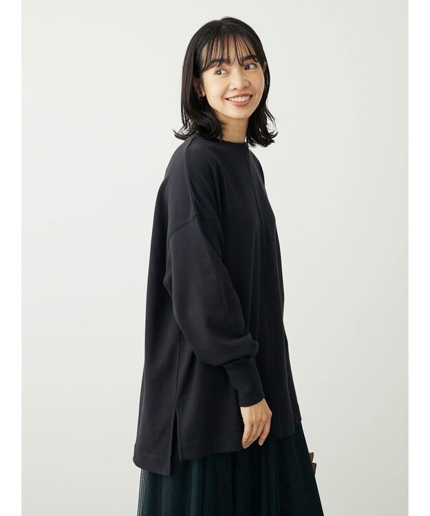 Green Parks ＢＰセンターシームミニ裏毛プルオーバー Black