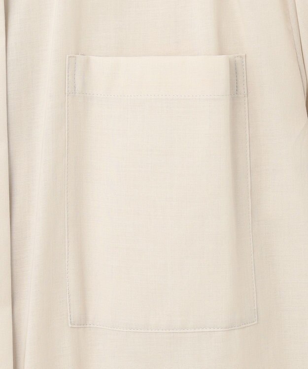 J.PRESS LADIES 【洗える】キュームコアソフトローン シャツ ブラウス ベージュ系