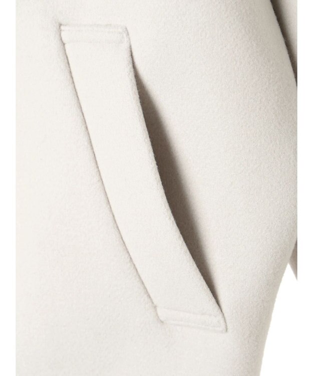 AMERICAN HOLIC 中空ＦＩＢＥＲコクーンミディコート Light Gray