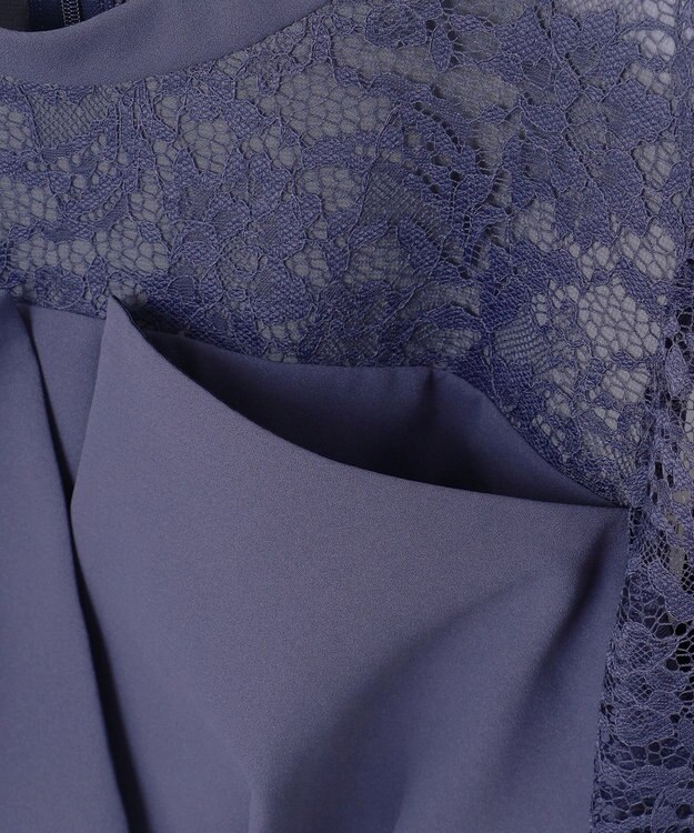 ANY SIS 【洗える】ビスチェディテール ドレス ブルー