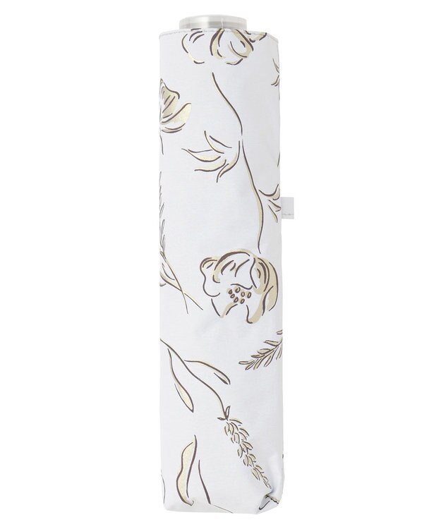 MOONBAT Fuwacool(フワクール) フワクールホワイト 晴雨兼用日傘 折りたたみ傘 シャイニープランツ 軽量 一級遮光／遮熱／UV ホワイト