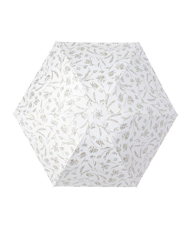 MOONBAT Fuwacool(フワクール) フワクールホワイト 晴雨兼用日傘 折りたたみ傘 シャイニープランツ 軽量 一級遮光／遮熱／UV ホワイト