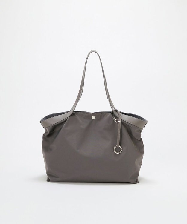 TOPKAPI 【Breath TOPKAPI】MORPH モーフ リンクルナイロン トートバッグ チャーム付き　A4 / 超軽量 /撥水 グレー