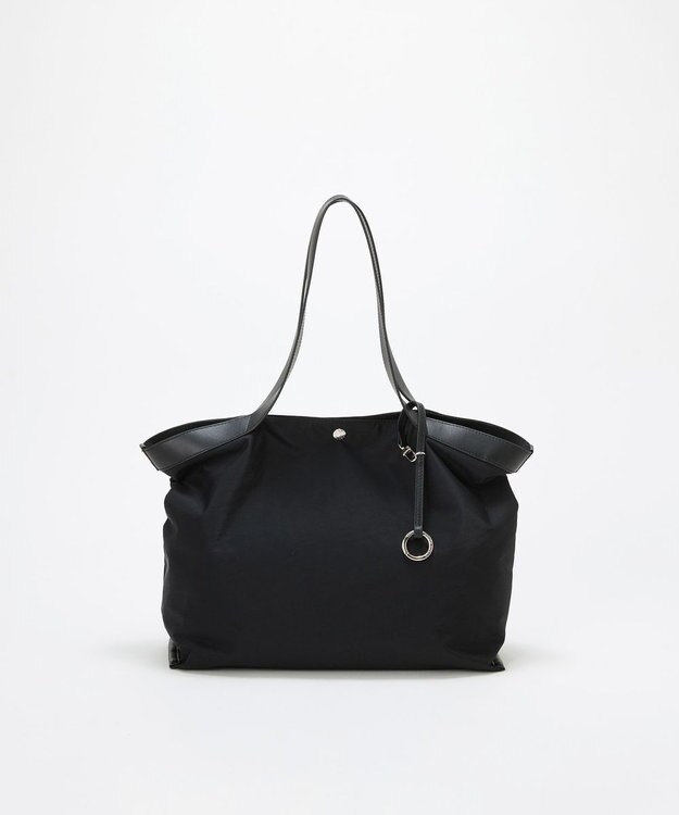 TOPKAPI 【Breath TOPKAPI】MORPH モーフ リンクルナイロン トートバッグ チャーム付き　A4 / 超軽量 /撥水 ブラック