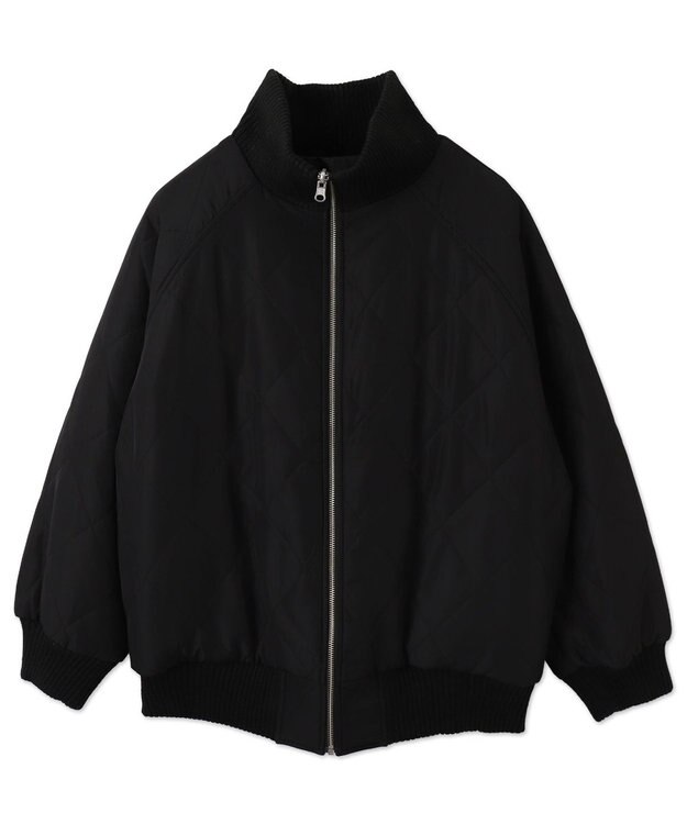 WEGO ヴィンテージライクFレザーRVブルゾン ブラック