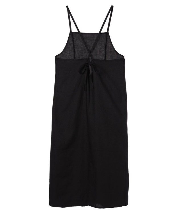 earth music&ecology リサイクルポリエステルブレンドキャミワンピース Black