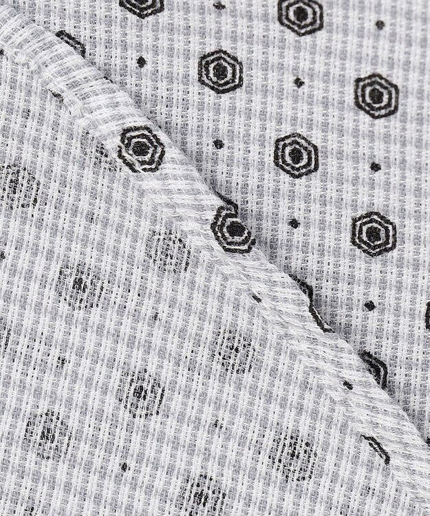 JOSEPH ABBOUD 【イージーケア】小紋プリント 半袖シャツ グレー系5