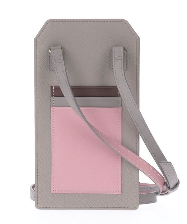 LANVIN en Bleu リュクサンブールカラー スマホショルダー グレー