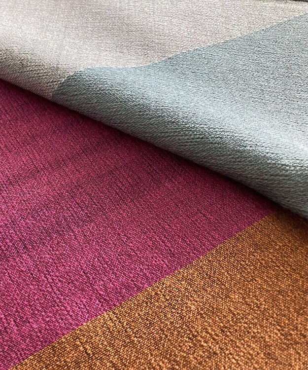 POLS ウールジャカードストール ピンク