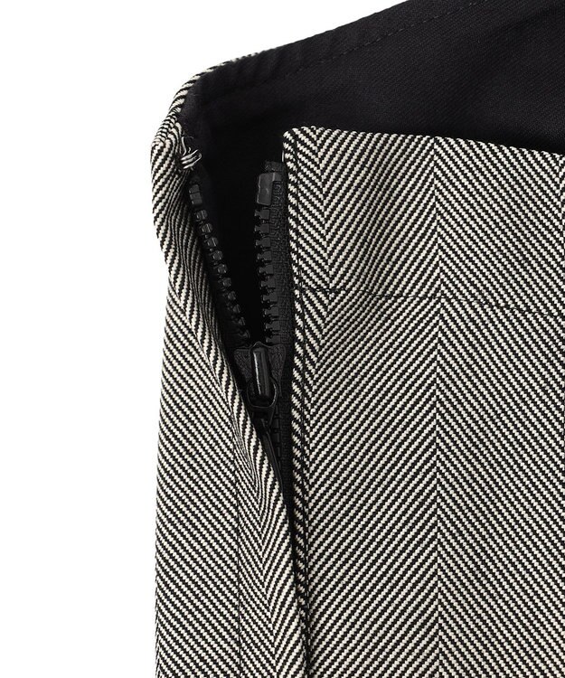 uncrave ヘリンボーンスーツ ビスチェ（uncrave WHITE） へリンボーンブラック