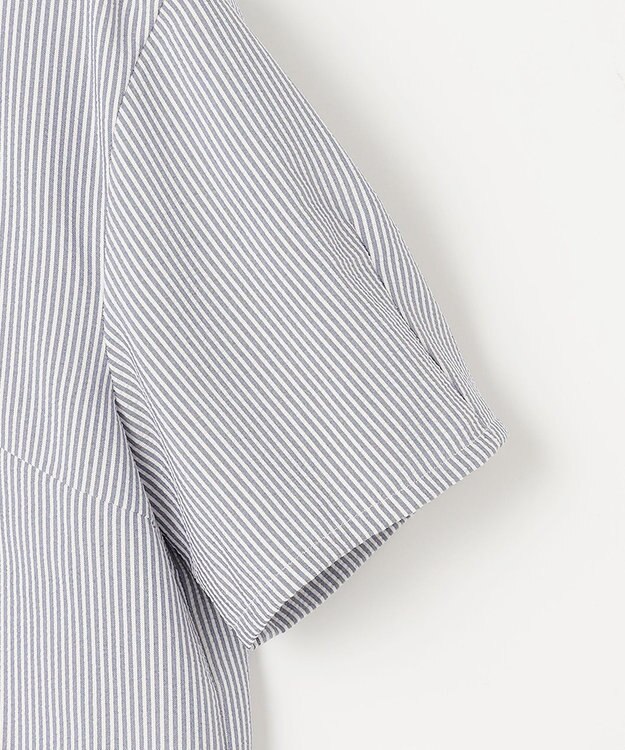 23区GOLF セットアップ企画【23Fondation/WOMEN】【吸水速乾】サッカーストライプ ツーピース ネイビー系2