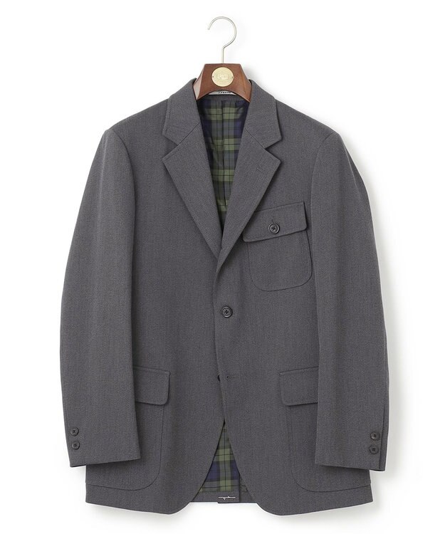 J.PRESS MEN 【SPORTS SACK / セットアップ対応】アーカイブ80'Sキャバルリー ジャケット グレー系