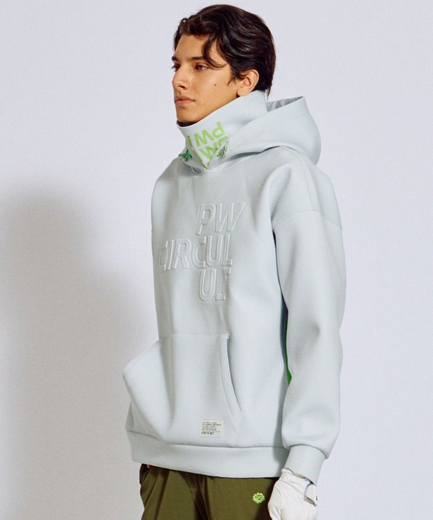 PW CIRCULUS 2025 NEW！【MEN】デタッチャブルフーディ ゴルフ グレー系