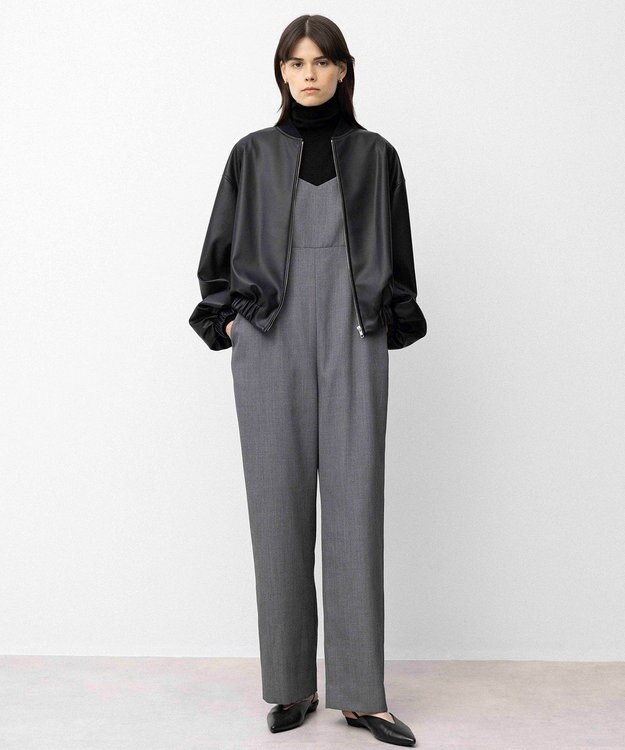 NAVE 【Nave】ヴィーガンレザー ブルゾン ブラック系