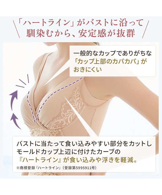 BRADELIS New York 【BRADELIS NewYork peace】綿混トリプルキャッチFITブラキャミ23 ブラデリス 補正下着 シェイパー ナチュラルベージュ