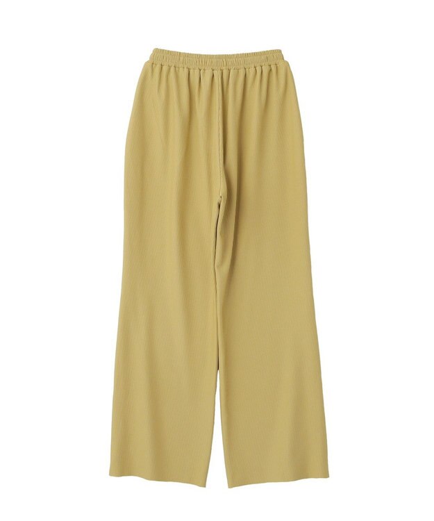 Green Parks セルフカットリブパンツ Green