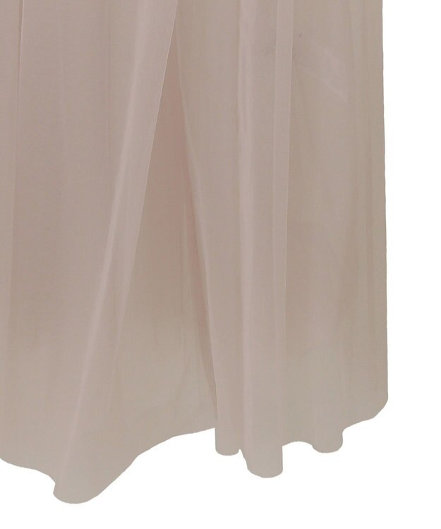 earth music&ecology ねじりチュールキャミワンピース Gray Beige