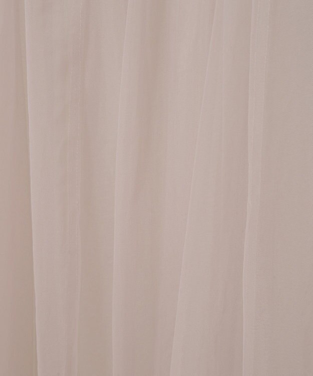 earth music&ecology ねじりチュールキャミワンピース Gray Beige