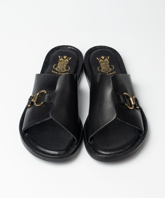 BONTRE 【BONTRE/ボントレ】ベルトフラットサンダル/20901-RS ブラック