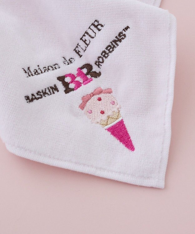 Maison de FLEUR サーティワン　タオルハンカチ Light Pink